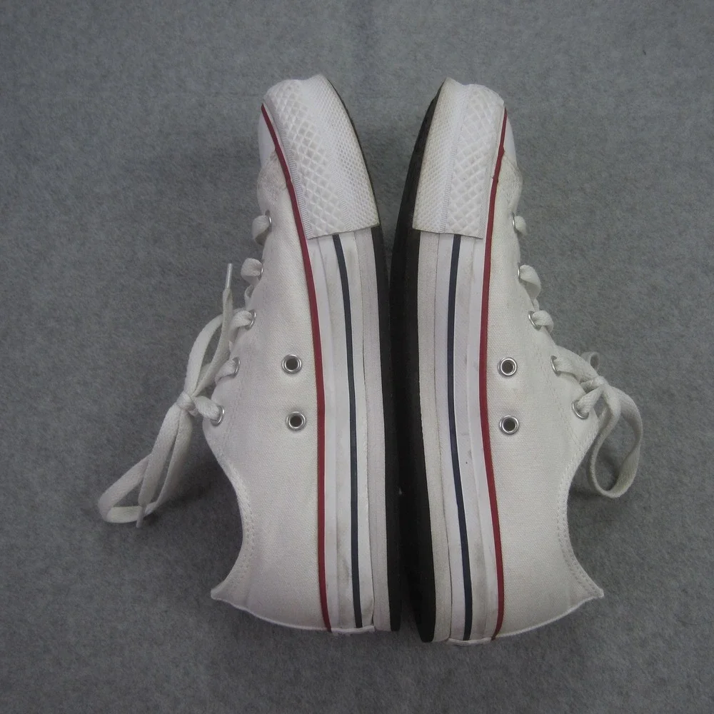 Converse All Star Shoes Youth 5.5 White Chuck Taylor‎ Low Top Canvas Sneakers
